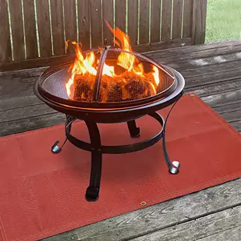 Your Guide To The Best Fire Pit Mats, Best Fire Pit Mat For Composite Deck