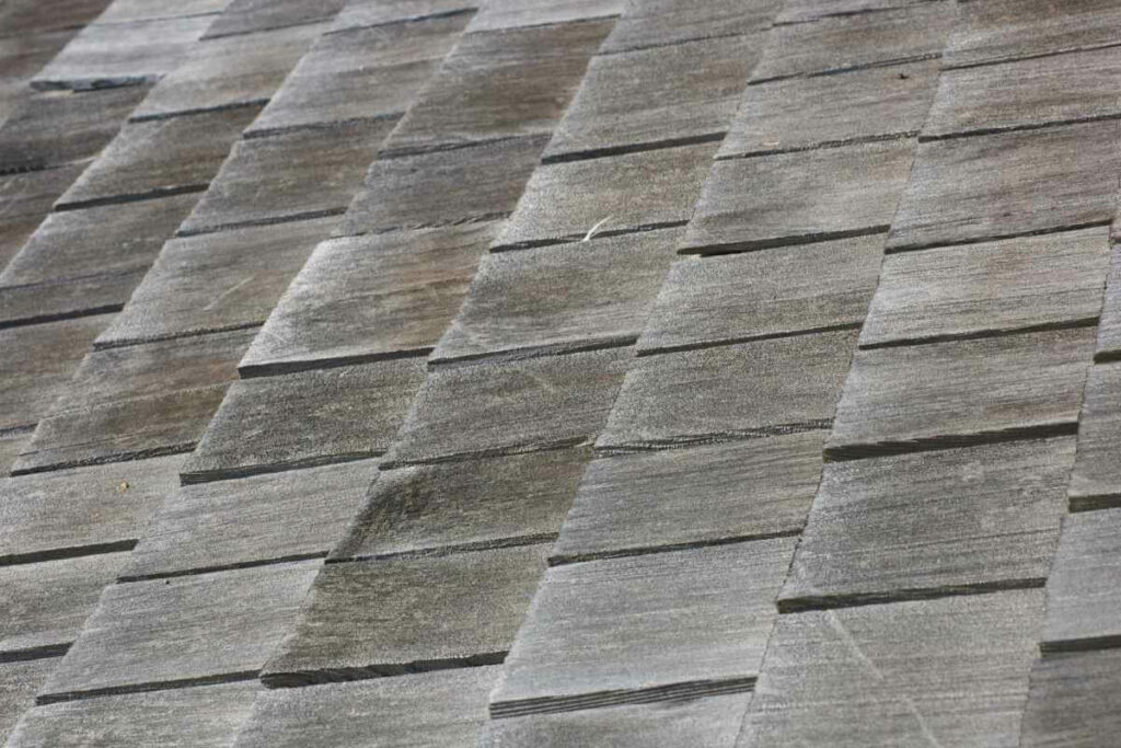 Shingle material for the roof