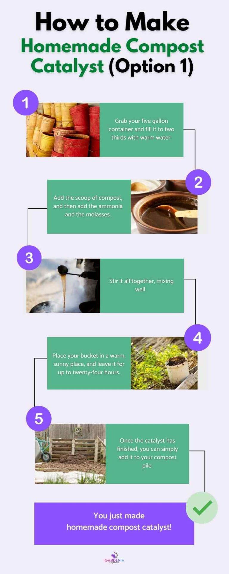 How to Make Homemade Compost Catalyst (Full Recipe) Gardenia Organic