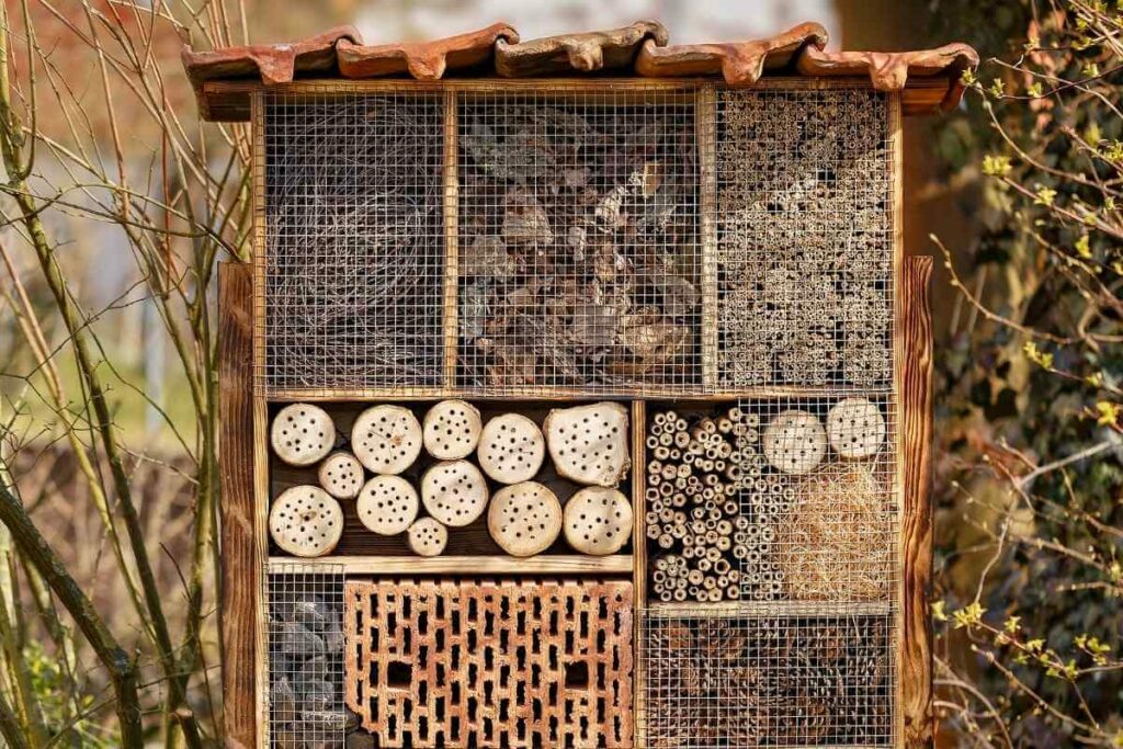 Building bee hotel