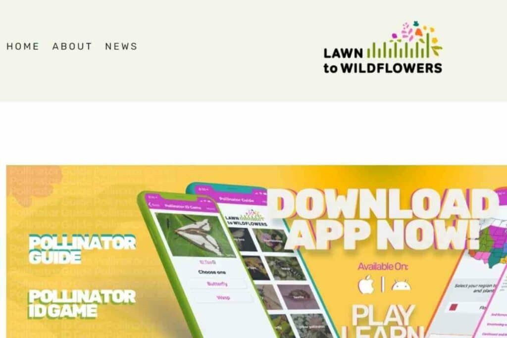 Lawn to Wildflowers app