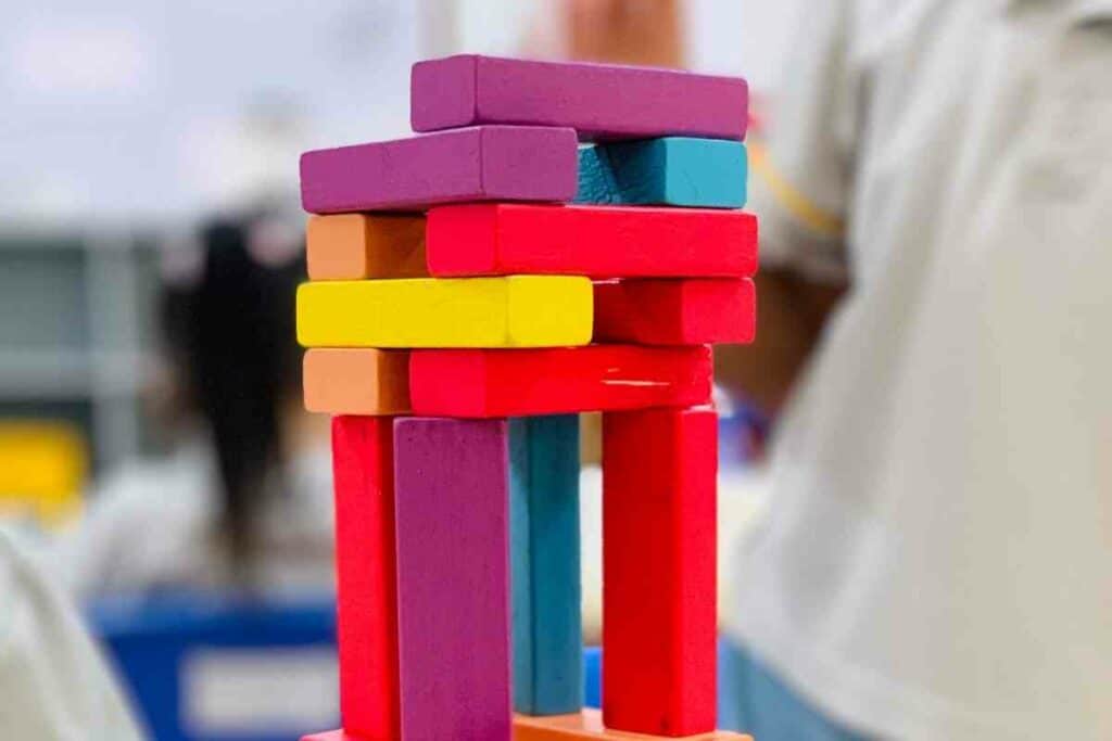 Paint Jenga Blocks