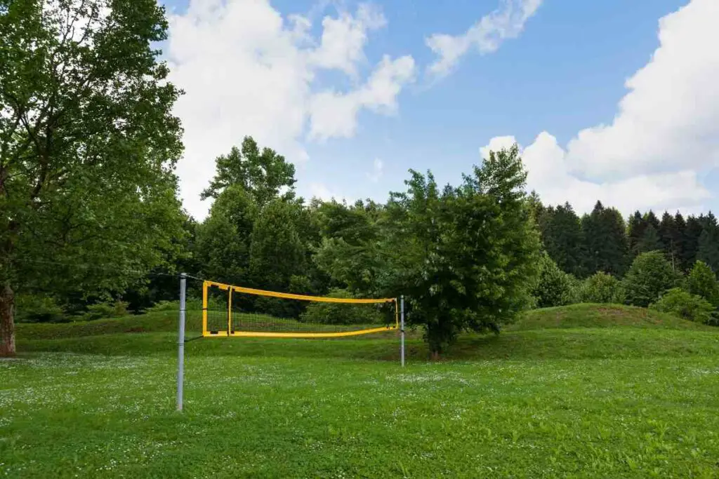Grass volleyball rules