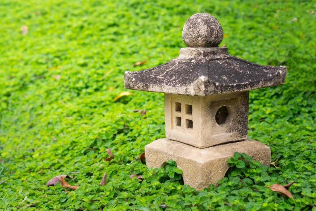 Tiny Japanese stone lantern