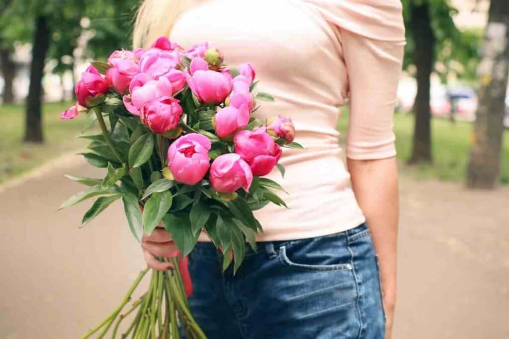 Peony bouquet