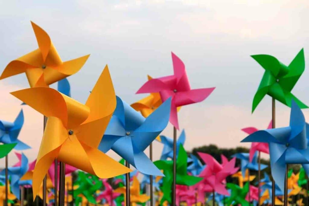 Colorful Pinwheels