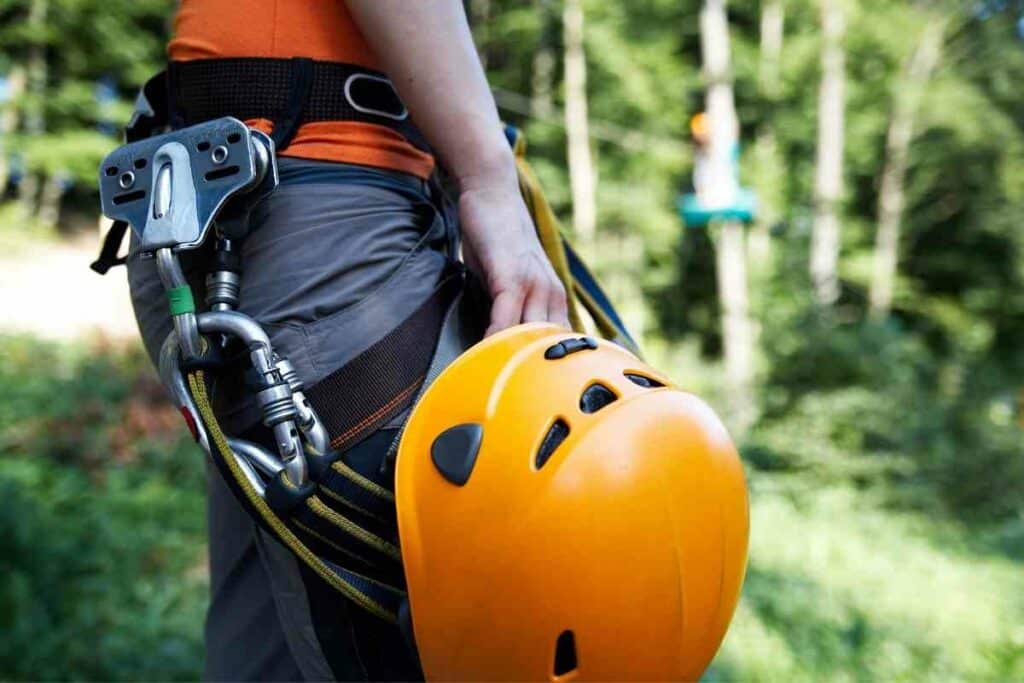 Zip lines kids helmet