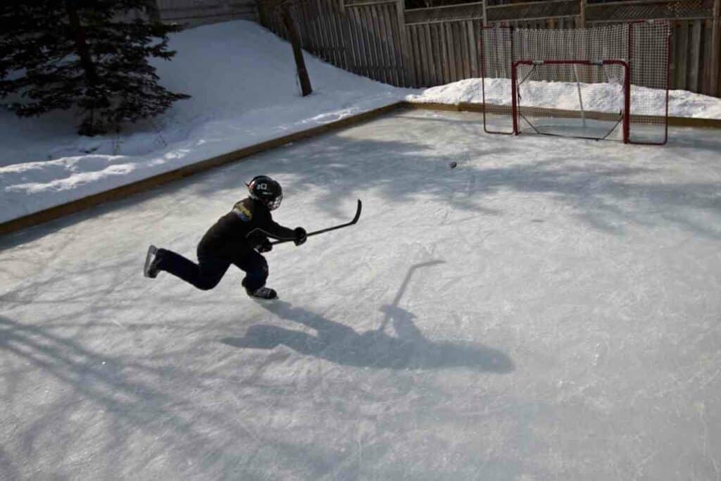 Small Backyard ice rink