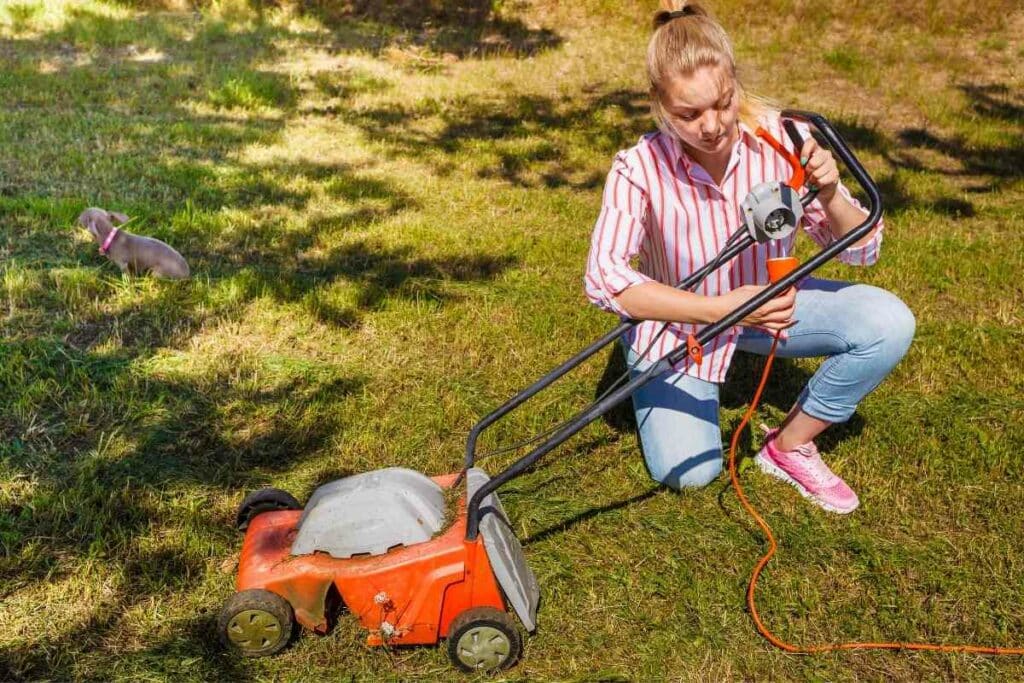 Mowing lawn on Sunday problems