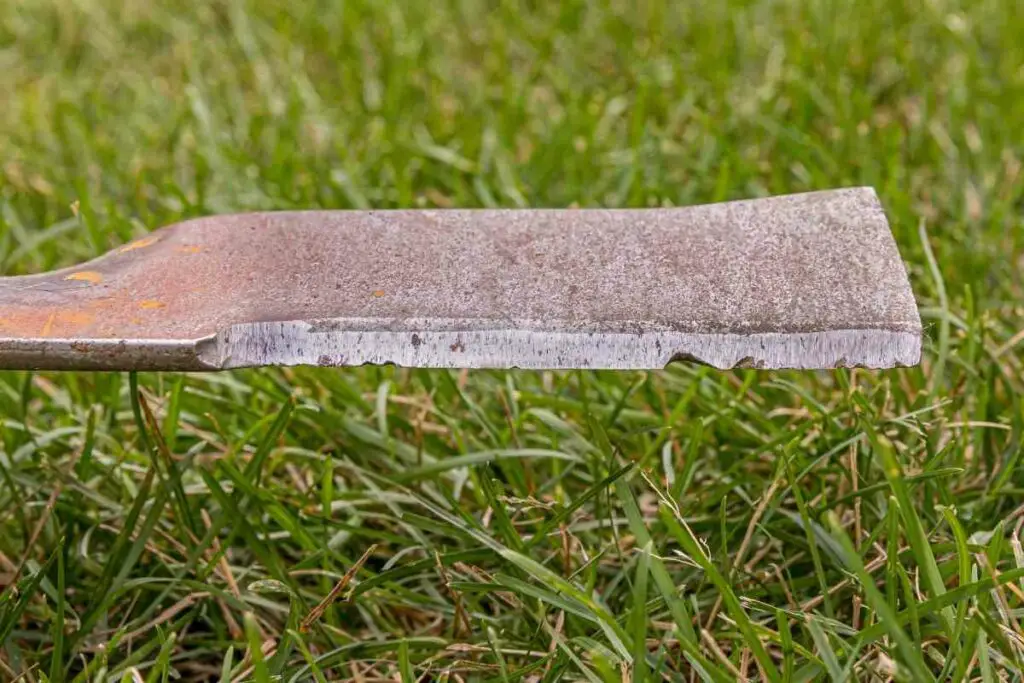 You need new mower blades