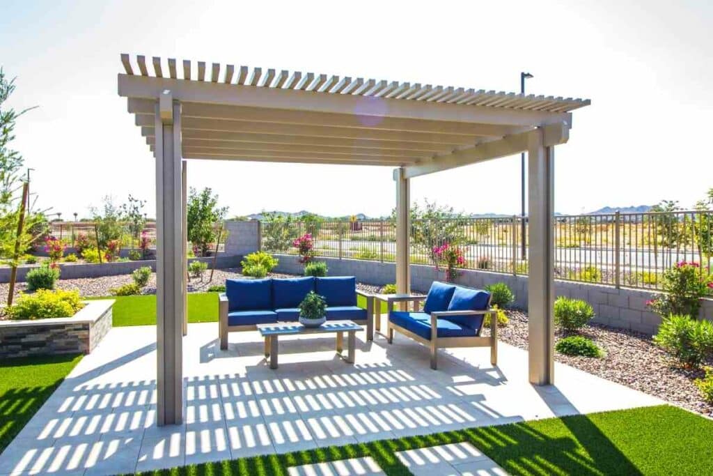 Beautiful pergola backyard