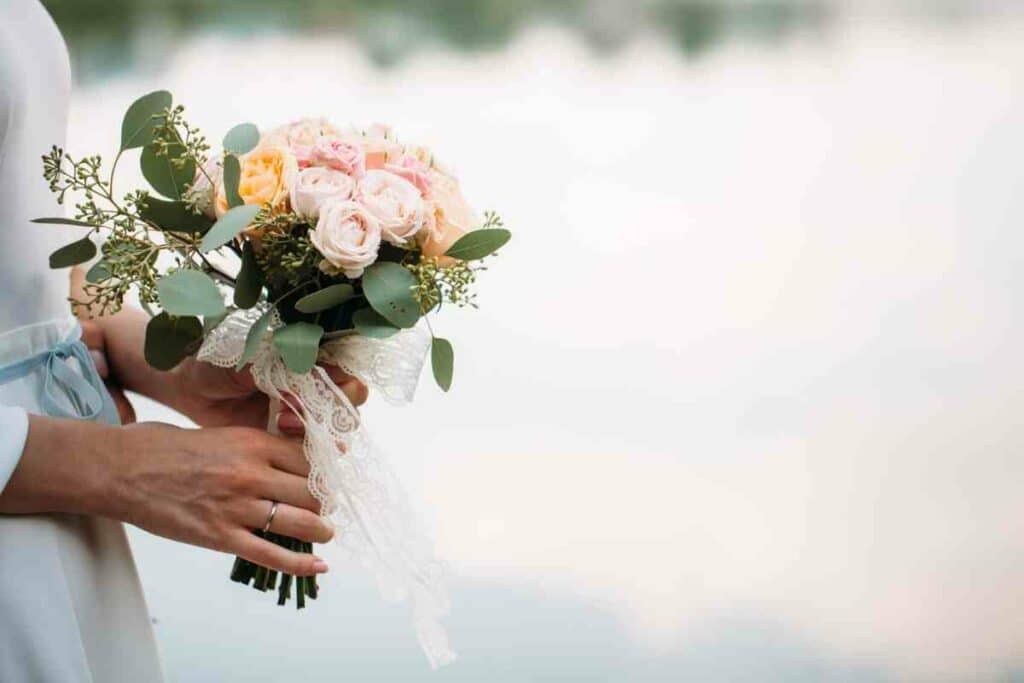 Brides carry flowers weddings