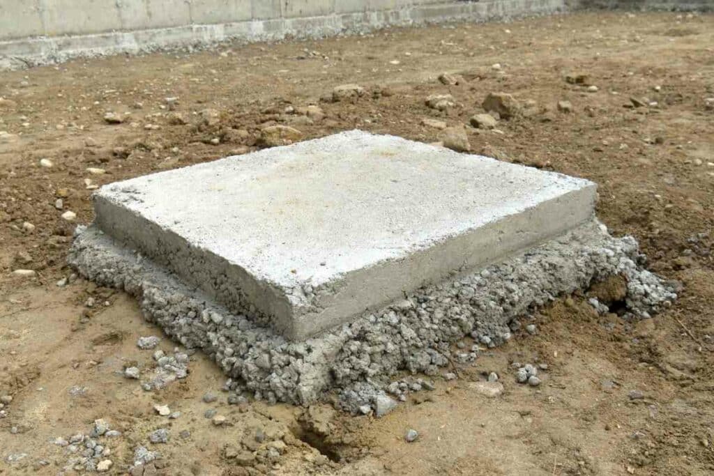 Using concrete footings analysis