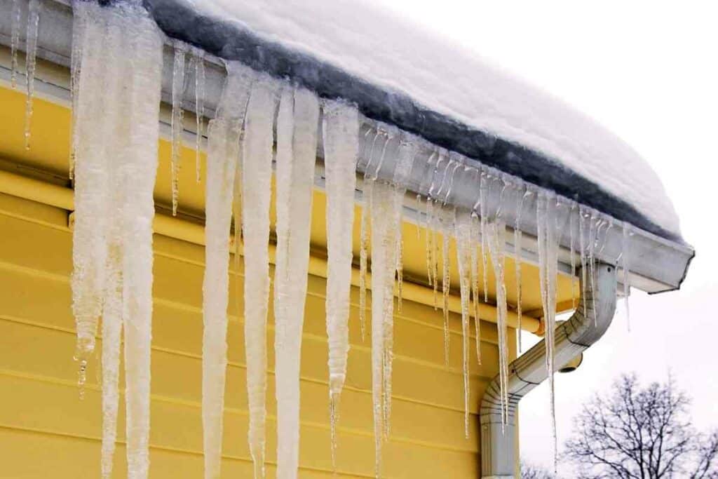 gutters freeze problem