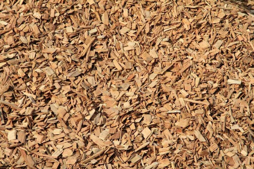 Wood Chips or mulch under swing set