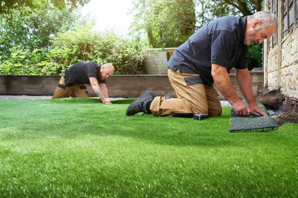 Artificial grass for backyard kid friendly