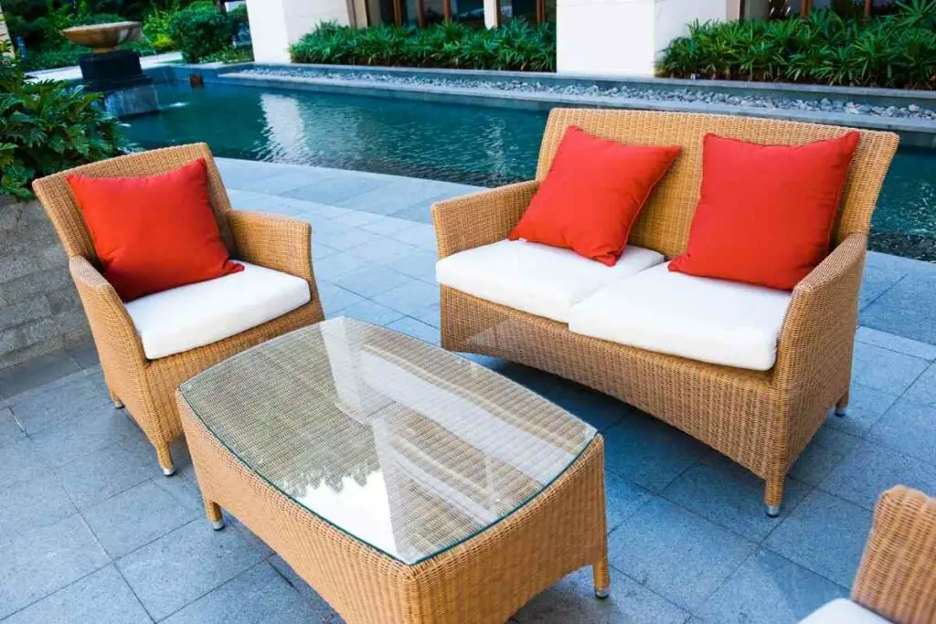 Cleaning products for patio cushions