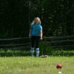 Play Bocce ball on grass guide