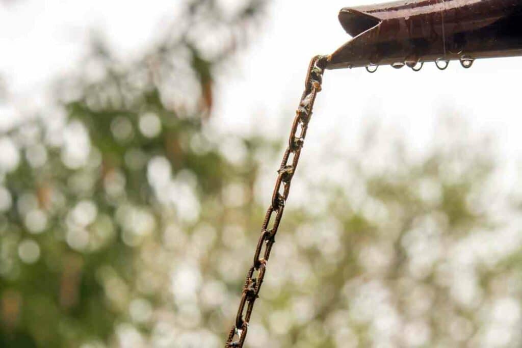 Choosing perfect rain chain tips