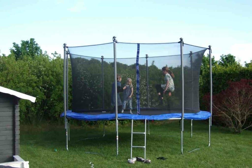 Wind can lift up a trampoline solution