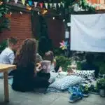 Project a movie outside without a projector tips