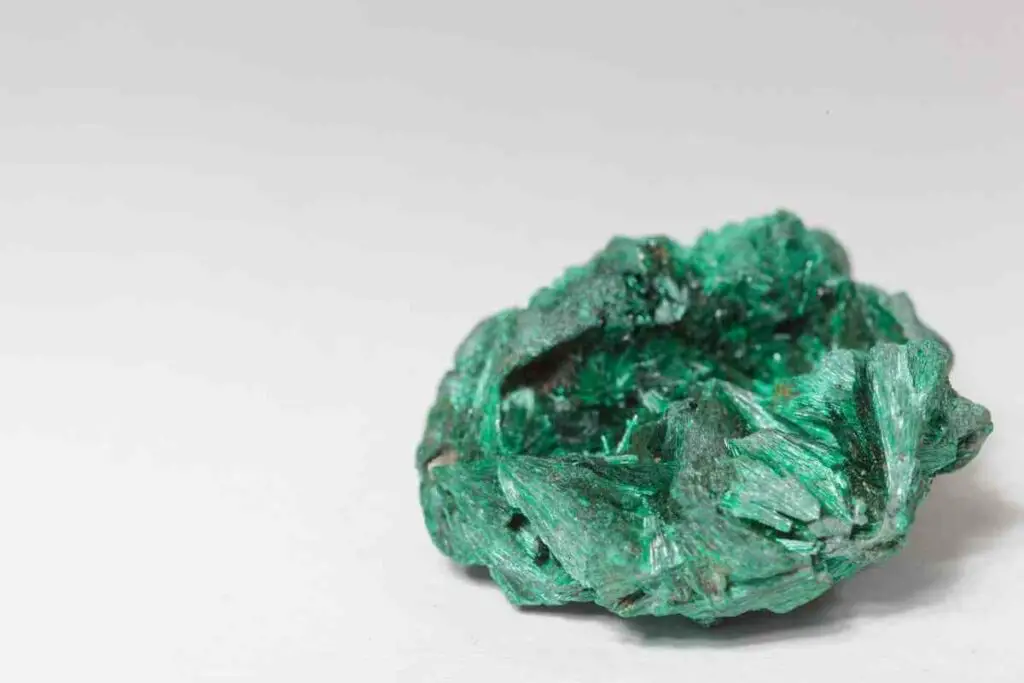 Malachite valuable rock