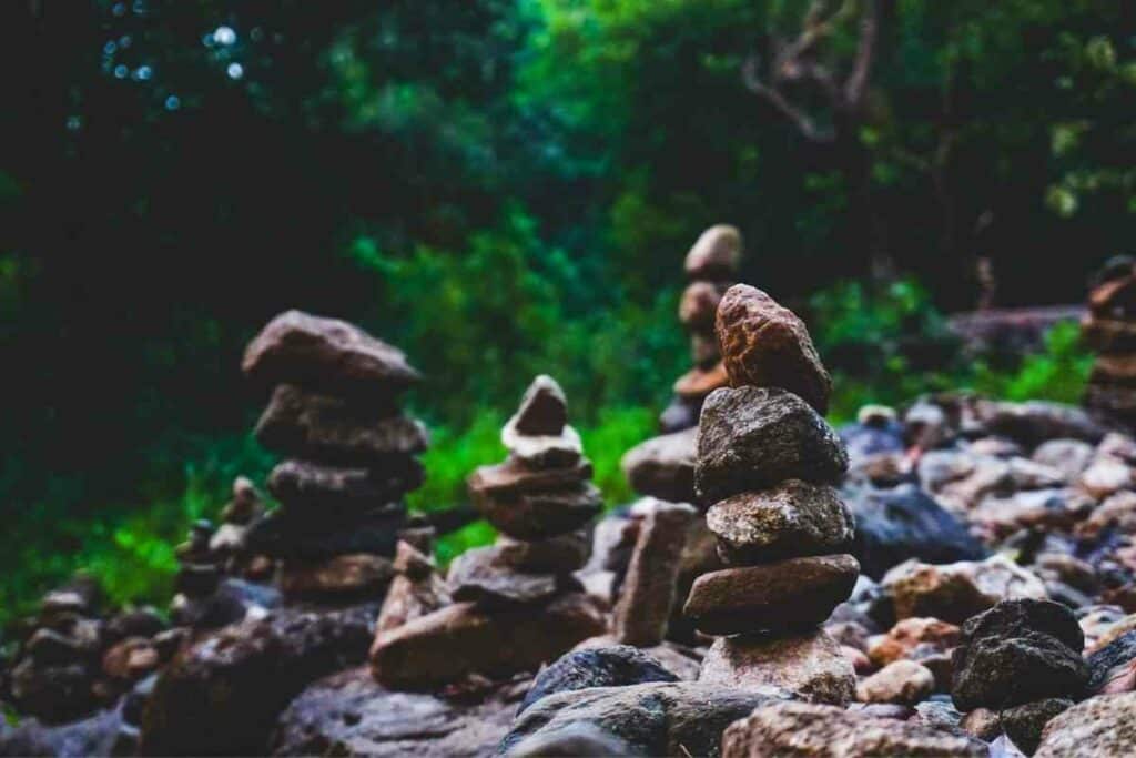 Searching for valuable rocks