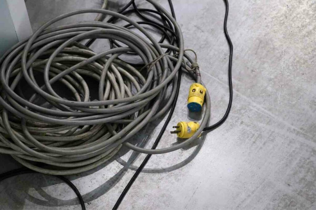Extension cord is for outdoor use