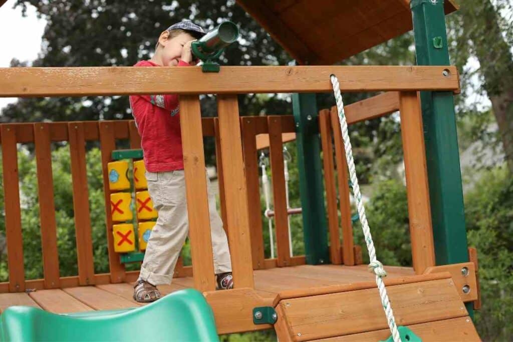 DIY Jungle gym fun for backyard