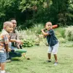 Backyard Pitching Machine fun