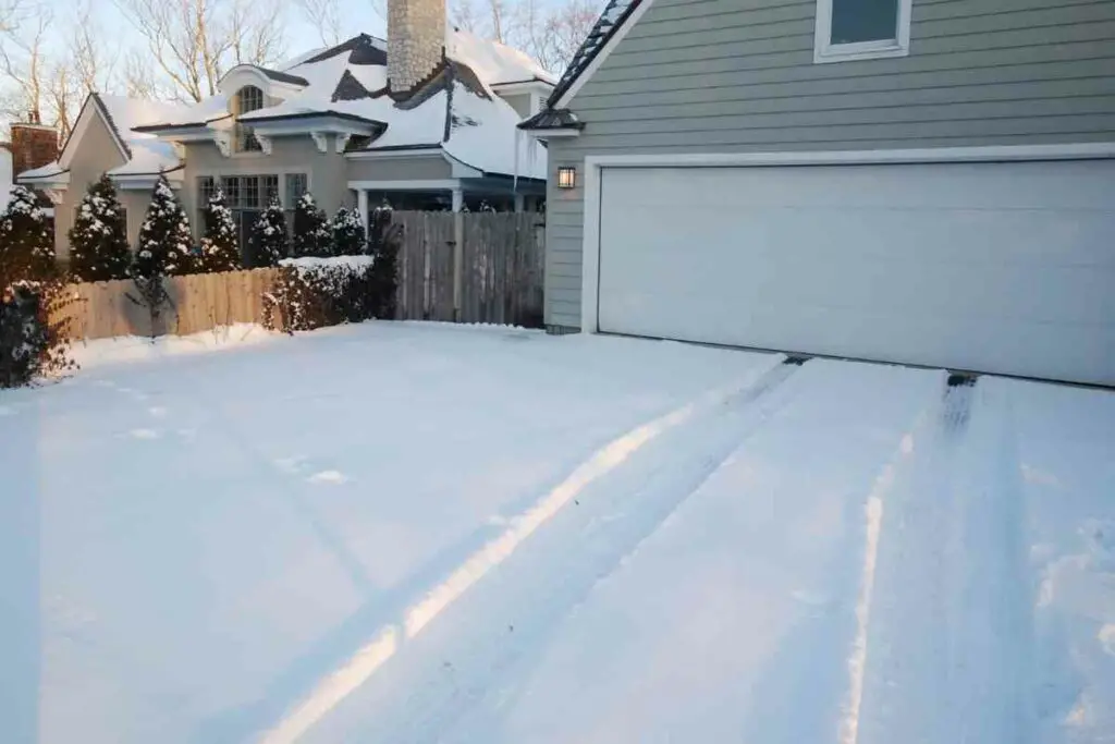How to clear ice from driveaway environment friendly