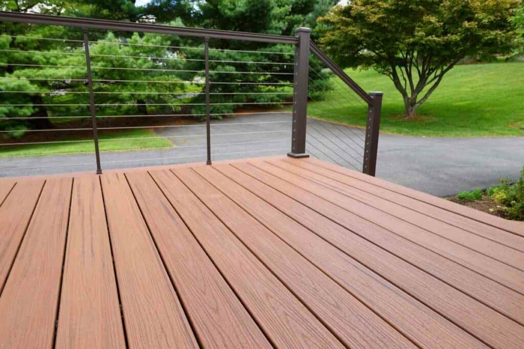 Composite deck slippery