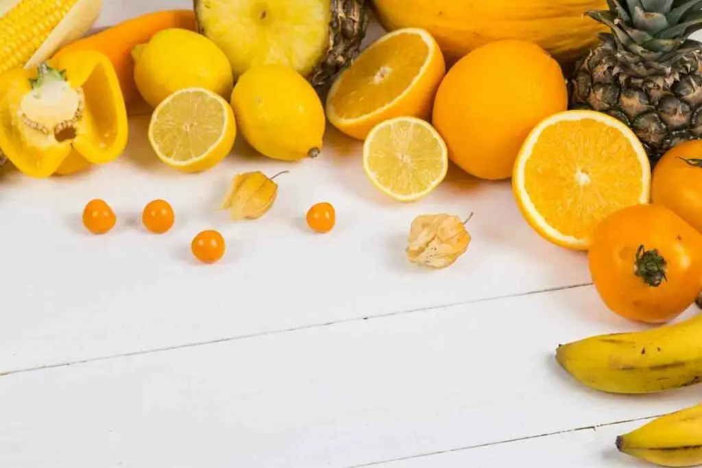 Orange yellow fruit