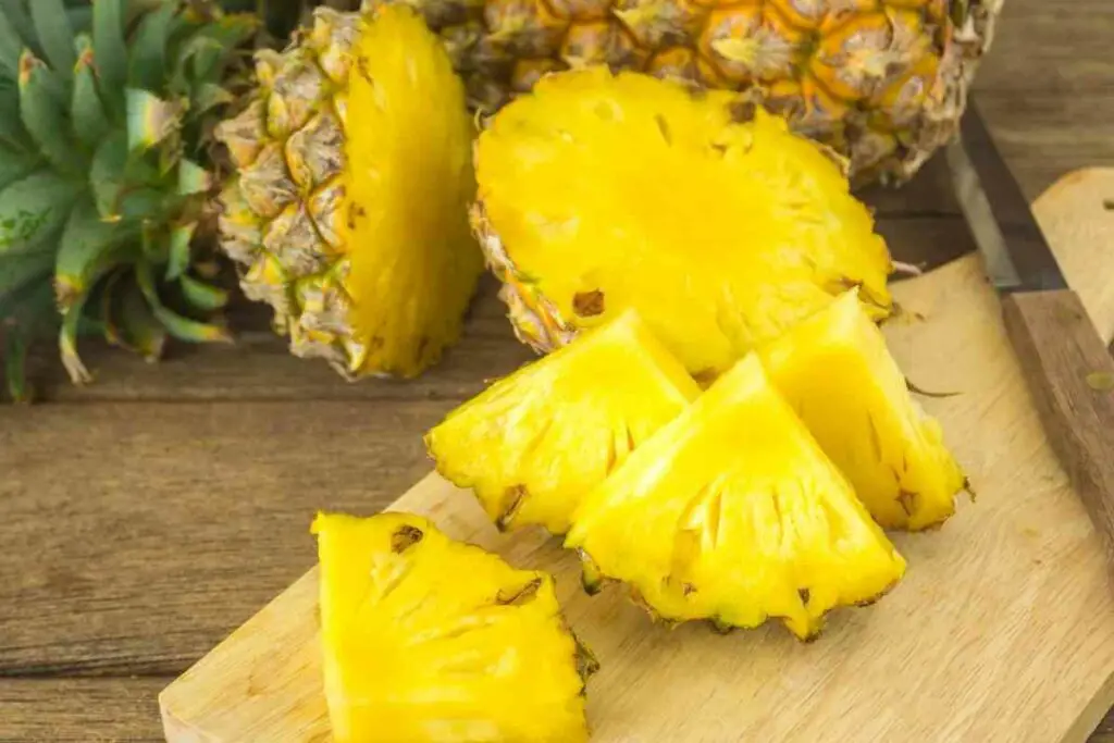 Pineapple yellow fruit