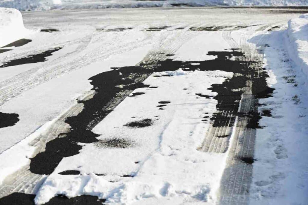 Icy driveway sugar solution