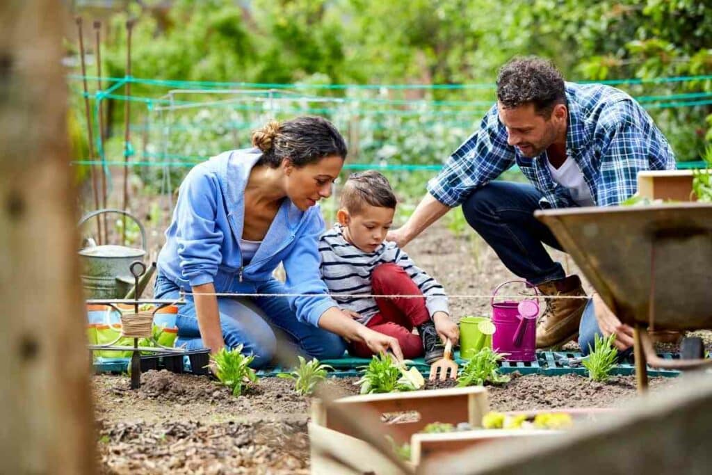 Kids love gardening