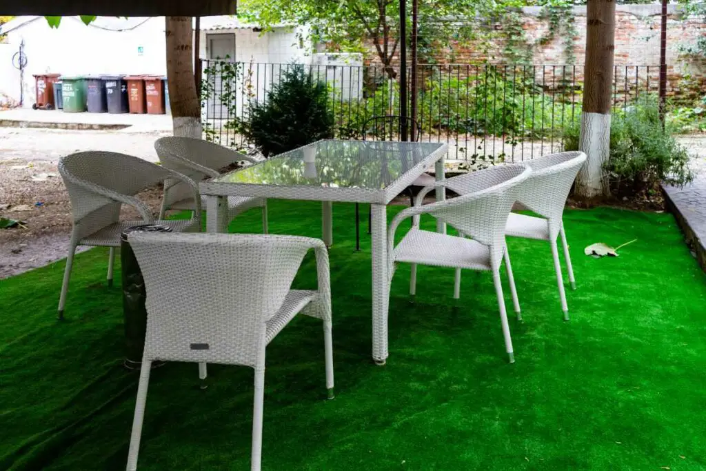 Can Garden Furniture Safely Sit on Artificial Grass