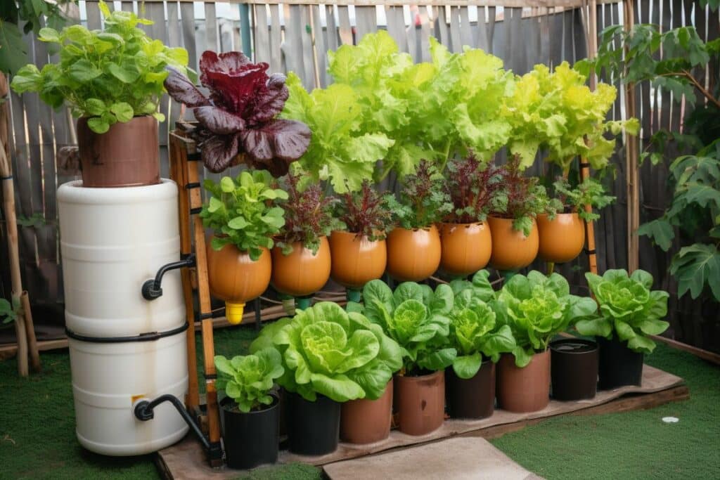 Outdoor Hydroponic Garden