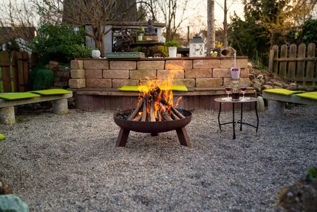 Best gravel for fire pit seating area