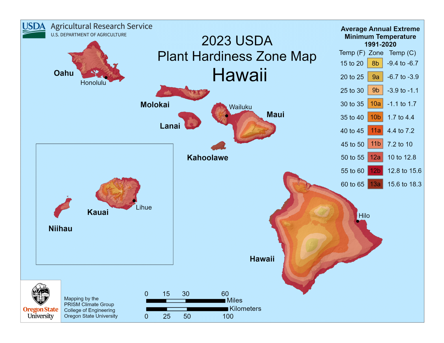 Hawai'i Plant Hardiness Zones Map And Gardening Guide - Gardenia Organic