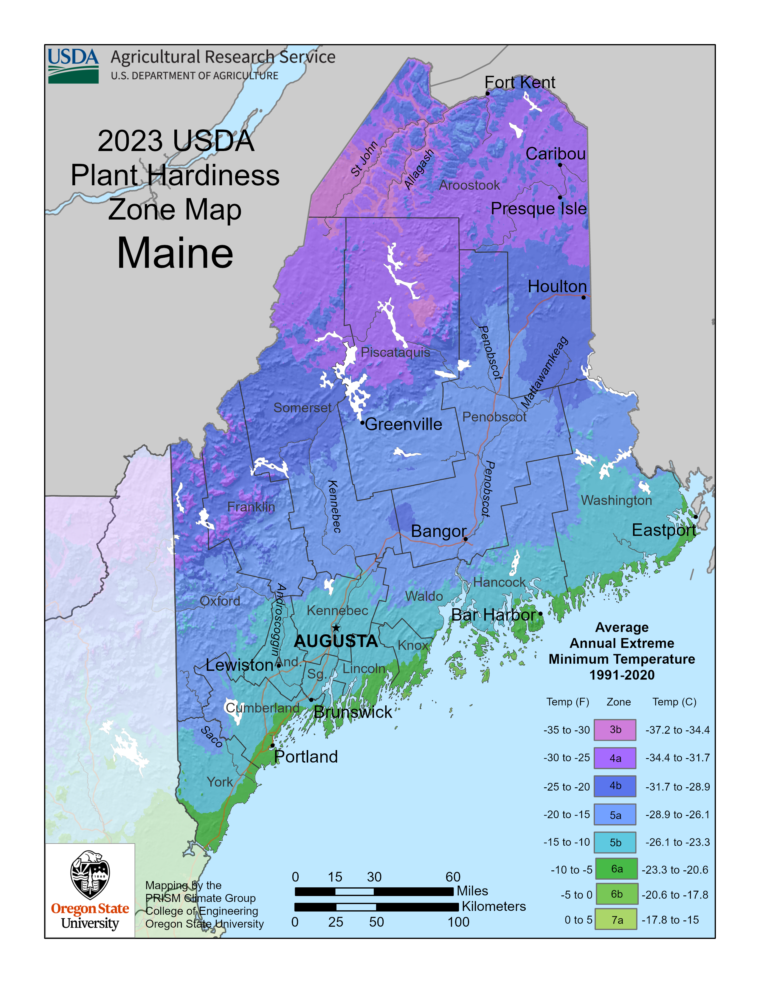 Maine Plant Hardiness Zones Map And Gardening Guide