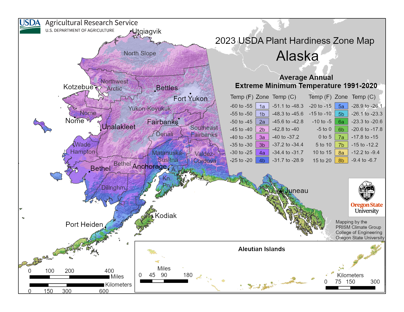 Alaska Plant Hardiness Zones Map And Gardening Guide